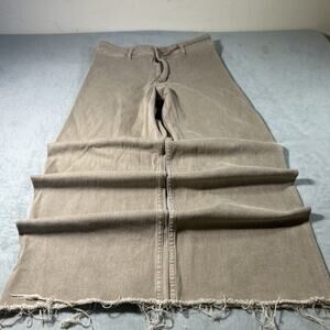 Y2k 2000s Beyond Baggy Jeans Women Large 31x29 Raw Hems Relaxed Loose Baggi Wide